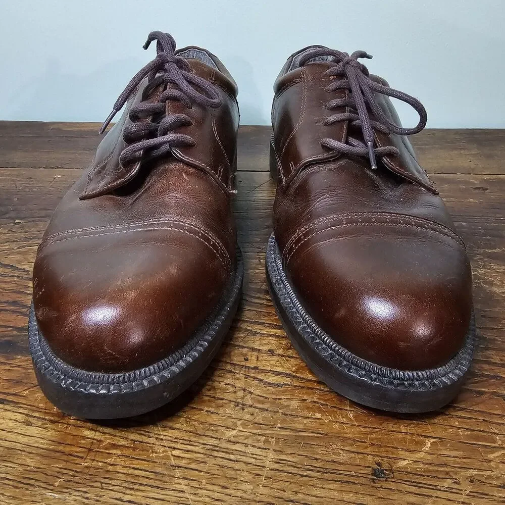 Nunn Bush Mens Oxford Leather‎ Brown Shoes Size 11 81250-51